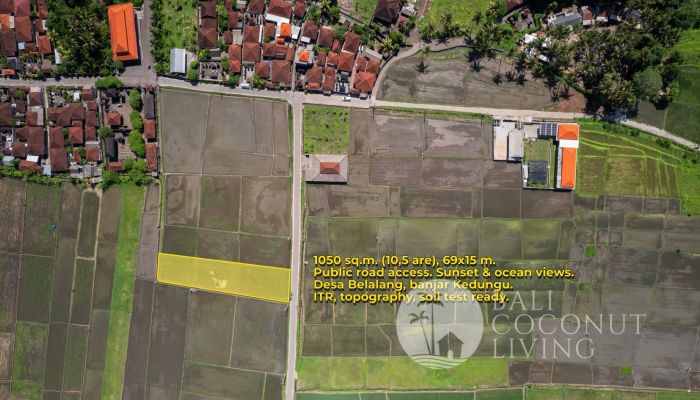 10,42 Are Land For Sale Kedungu - Tabanan Slider