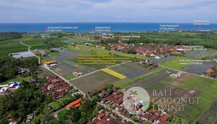 10,42 Are Land For Sale Kedungu - Tabanan Slider